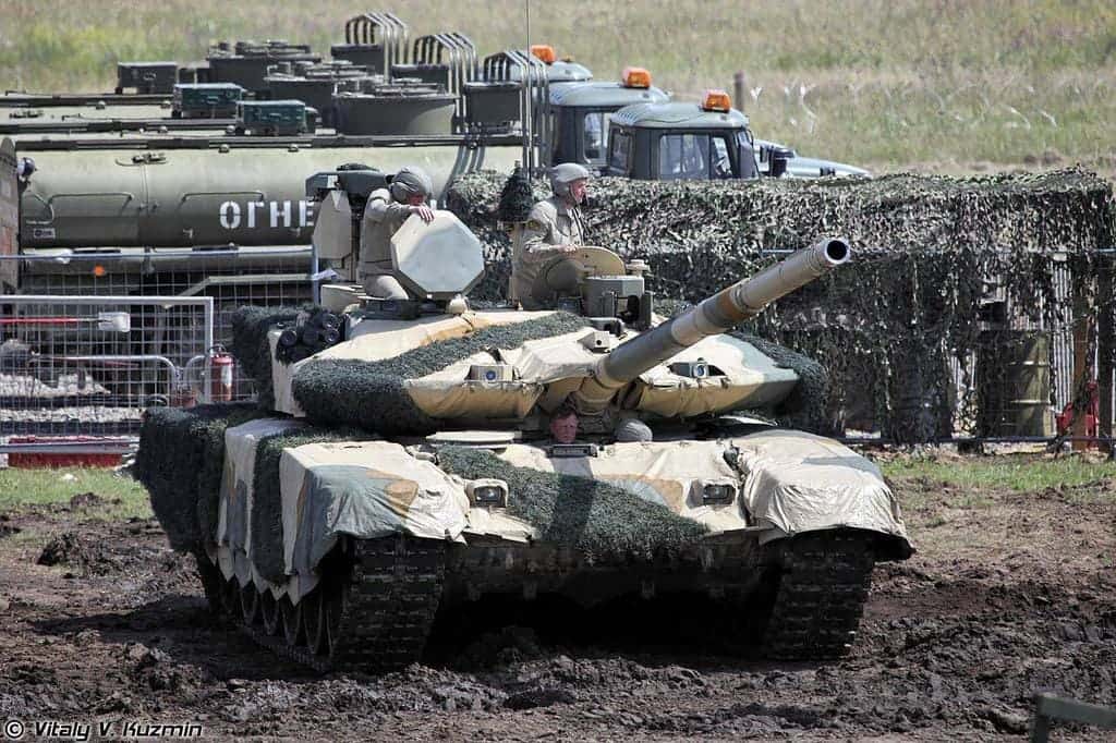 Т-90МС на трассе